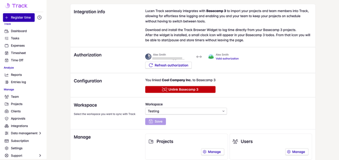 basecamp 3 linked