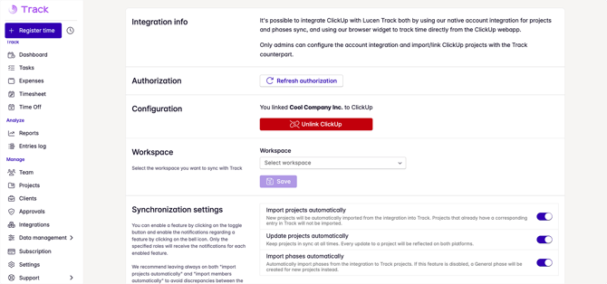 clickup linked