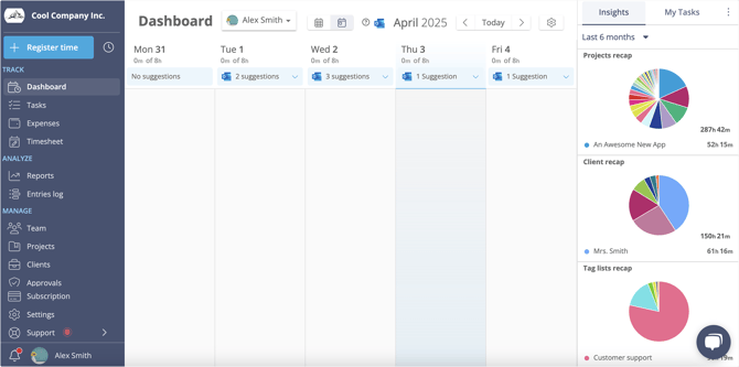 insights sidebar