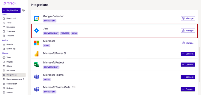 jira integration