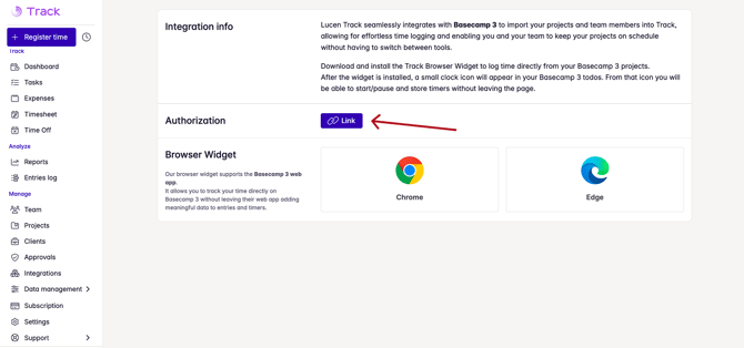 link basecamp 3