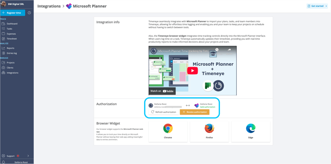 personal authorization active