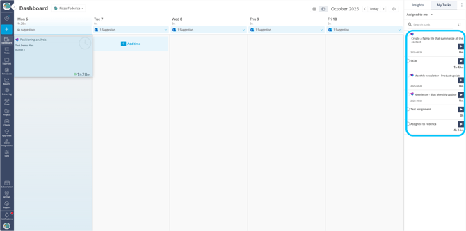 planner tasks in sidebar