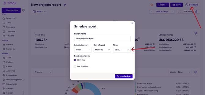 schedule report (2)