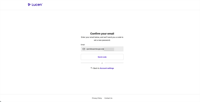 set up password