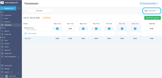 submit for other users