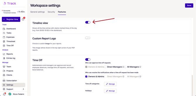 timeline view on (1)
