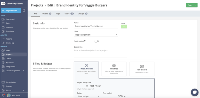 tm project client